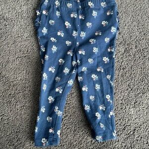 Old Navy Kids Leggings with Floral Pattern - Blue